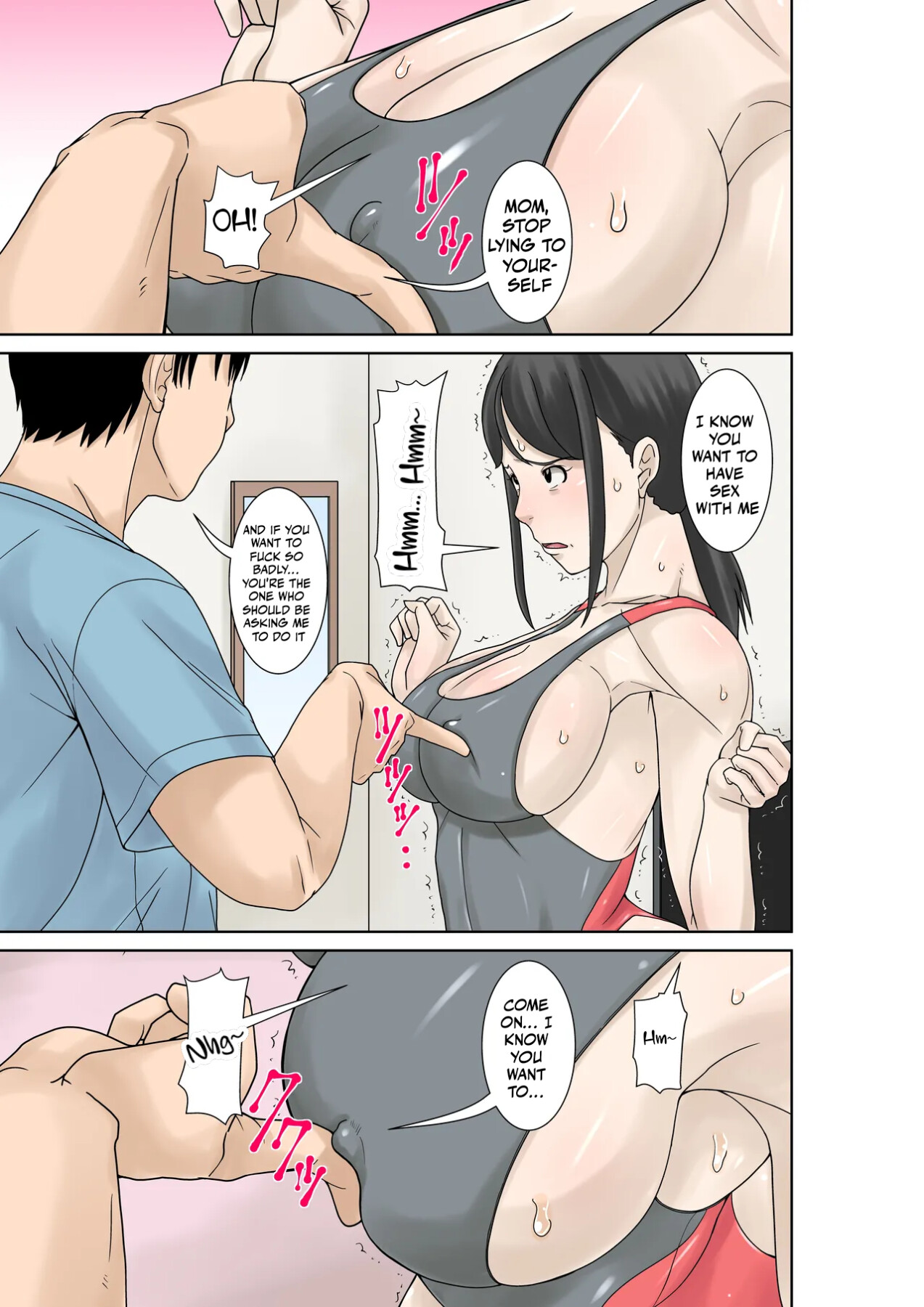 Hentai Manga Comic-Since my mom broke both her hands, it's my duty to take care of her. Episode 2-Read-23